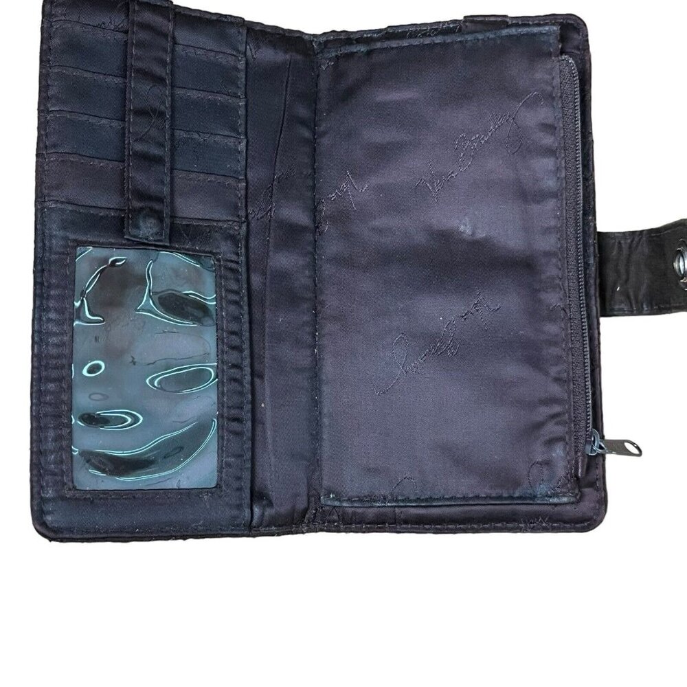 Vera Bradley Brown Quilted Microfiber Tote Shoulder Bag/Hand Bag & Wallett - Picture 10 of 16